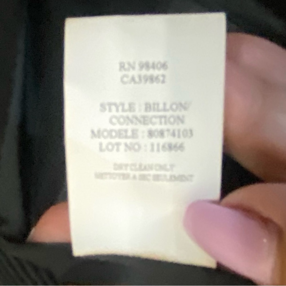 Theory Corduroy Black  Double-Breasted Billion Connection Trench Coat SZ PS - Picture 10 of 10